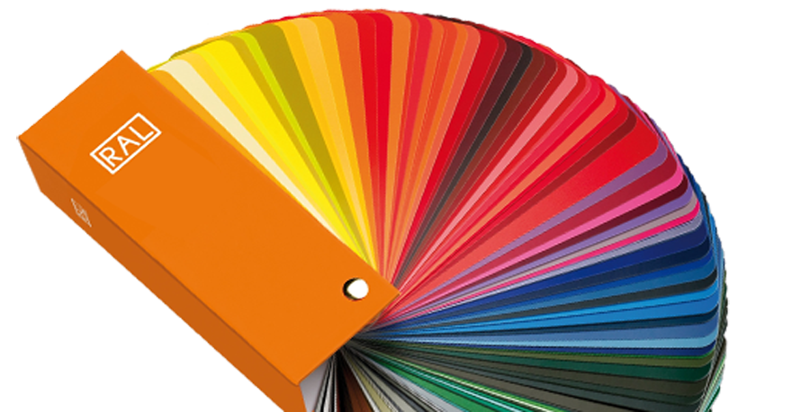 Thermolaquage avec plus de 180 couleurs RAL au choix