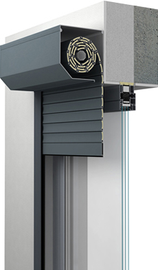 Volet à caisson carré